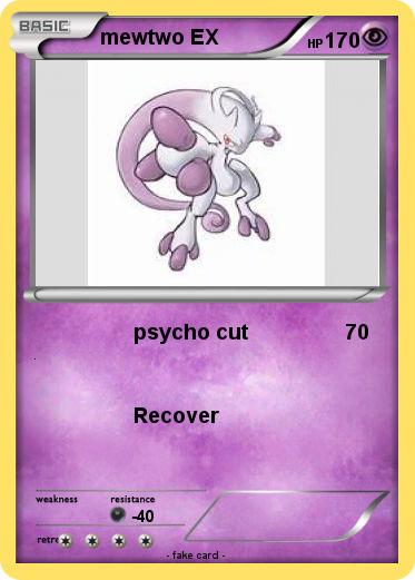Pokemon mewtwo EX