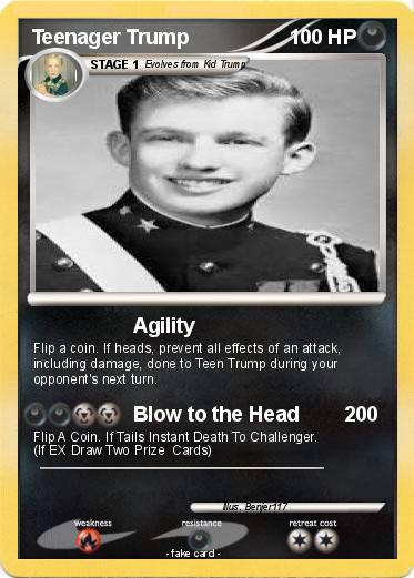 Pokemon Teenager Trump
