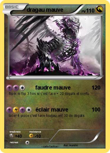 Pokemon dragau mauve