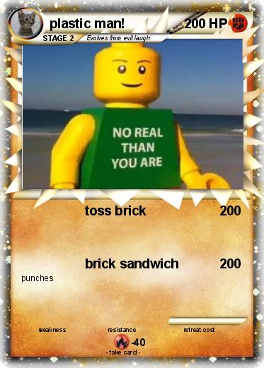 Pokemon plastic man!