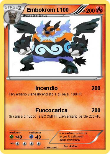 Pokemon Embokrom l.100