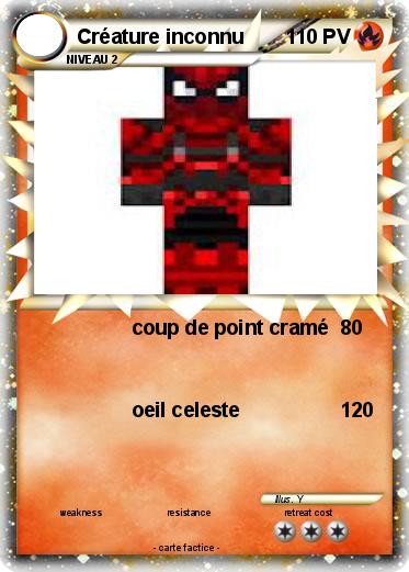 Pokemon Créature inconnu