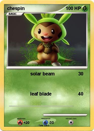 Pokemon chespin