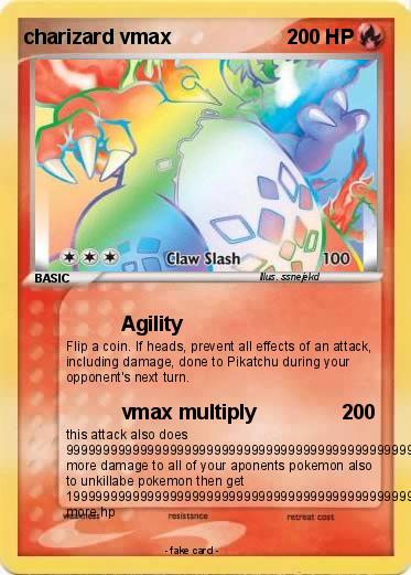 Pokemon charizard vmax