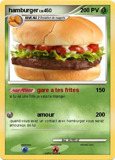 Pokemon hamburger