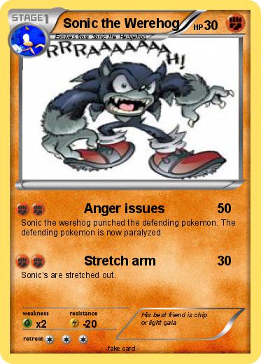 Pokemon Sonic the Werehog