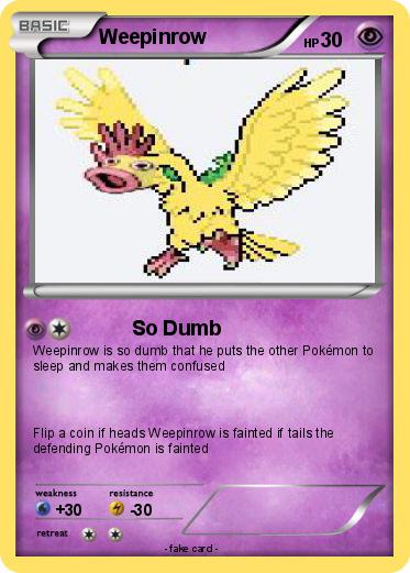 Pokemon Weepinrow
