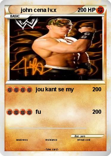 Pokemon john cena lv.x