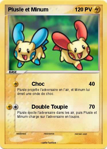 Pokemon Plusle et Minum