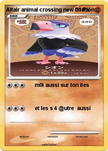 Pokemon Altair animal crossing new horizon