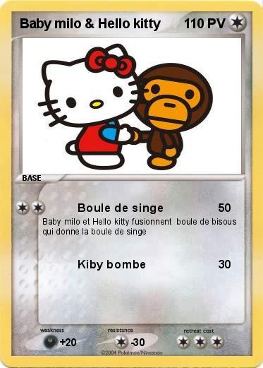 Pokemon Baby milo & Hello kitty