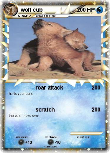 Pokemon wolf cub