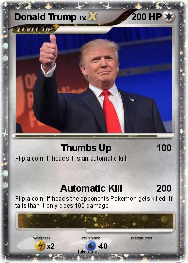 Pokemon Donald Trump