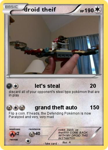 Pokemon droid theif