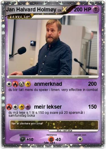 Pokemon Jan Halvard Holmøy
