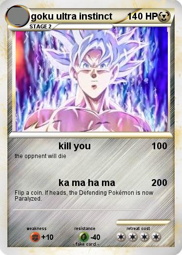 Pokemon goku ultra instinct