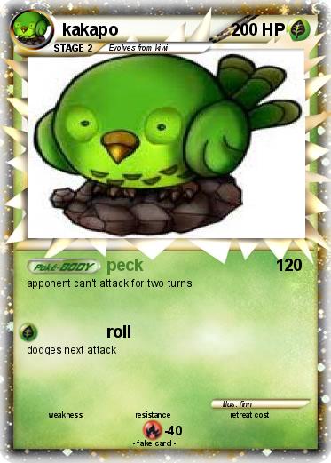 Pokemon kakapo
