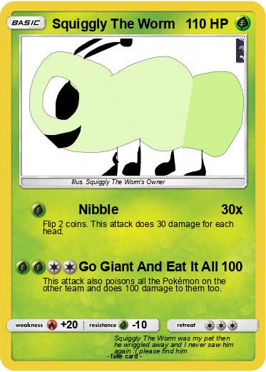 Pokemon Squiggly The Worm