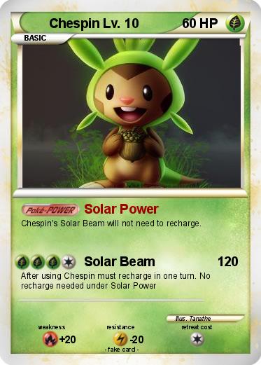 Pokemon Chespin Lv. 10