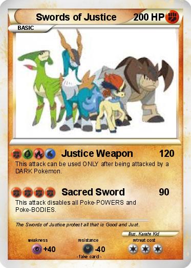 Pokemon Swords of Justice