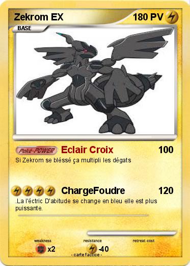 Pokemon Zekrom EX