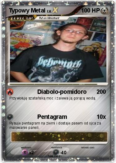 Pokemon Typowy Metal