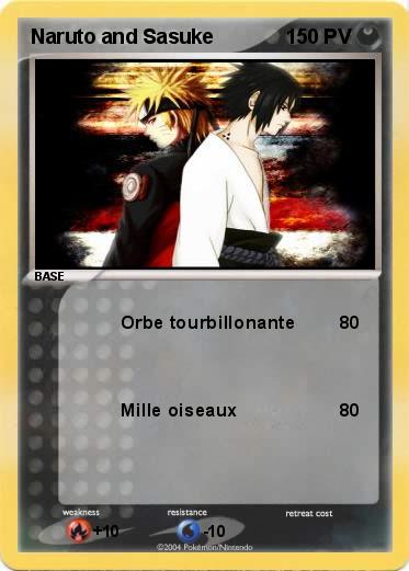 Pokemon Naruto and Sasuke