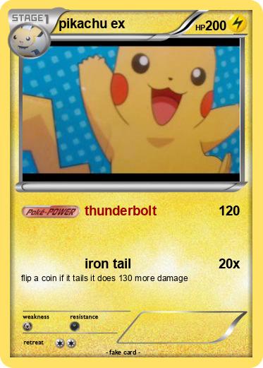 Pokemon pikachu ex