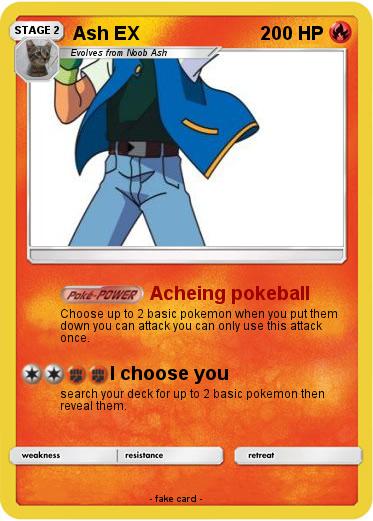 Pokemon Ash EX