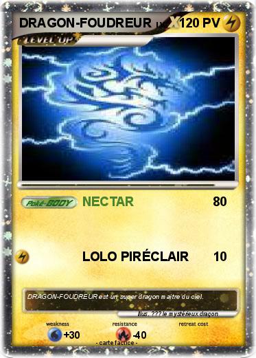 Pokemon DRAGON-FOUDREUR