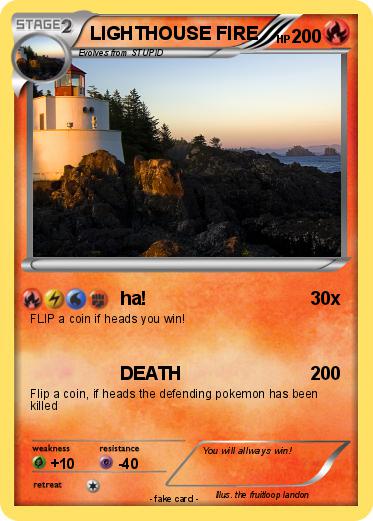 Pokemon LIGHTHOUSE FIRE