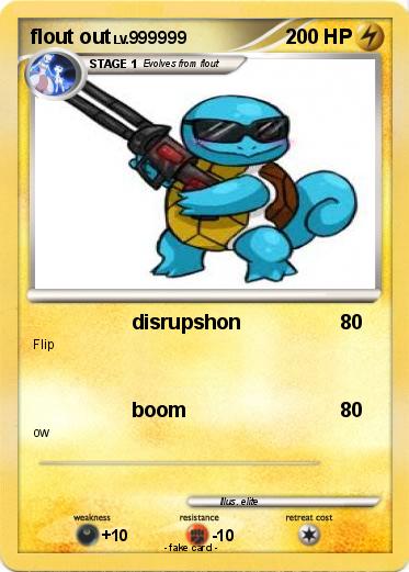 Pokemon flout out