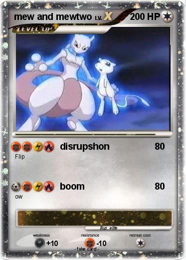 Pokemon mew and mewtwo