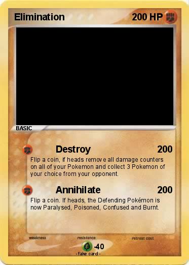 Pokemon Elimination