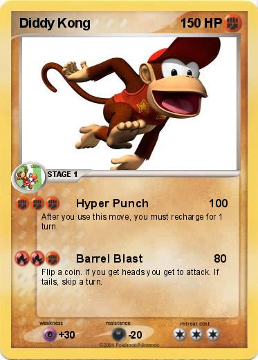 Pokemon Diddy Kong