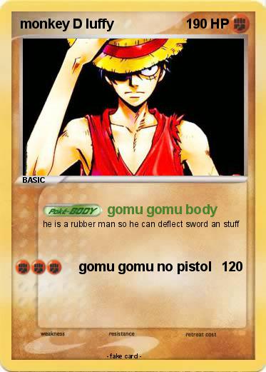 Pokemon monkey D luffy
