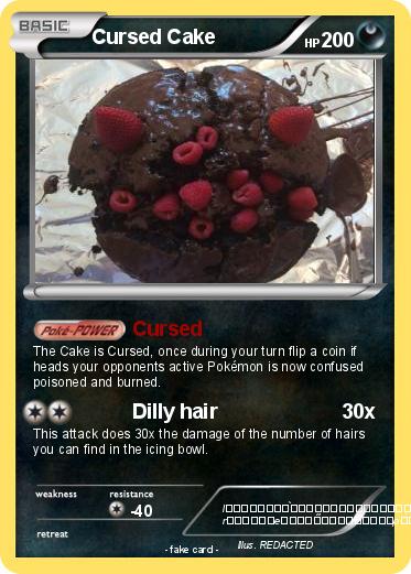Pokemon Cursed Cake