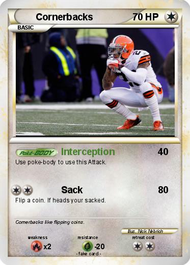 Pokemon Cornerbacks