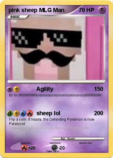 Pokemon pink sheep MLG Man