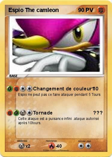 Pokemon Espio The camleon
