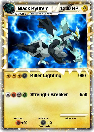 Pokemon Black Kyurem         1300