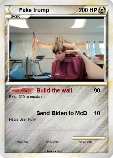 Pokemon Fake trump