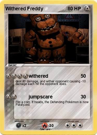 Pokemon Withered Freddy