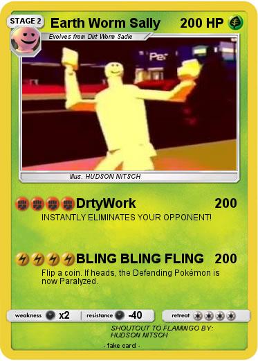 Pokemon Earth Worm Sally