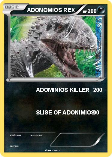 Pokemon ADONOMIOS REX