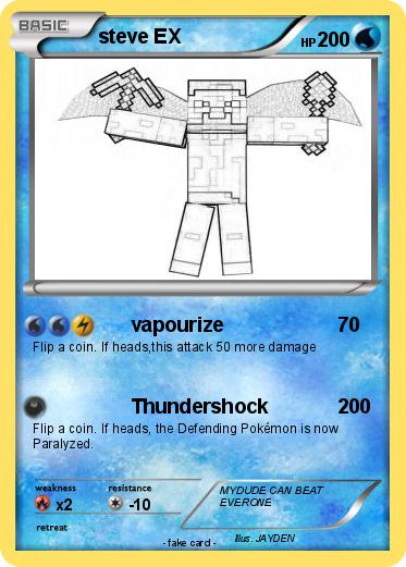 Pokemon steve EX