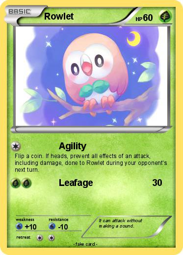 Pokemon Rowlet