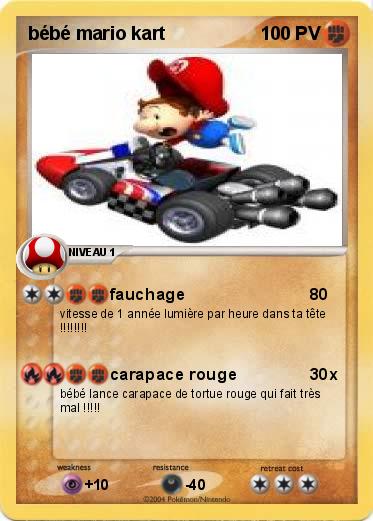 Pokemon bébé mario kart