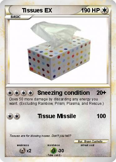 Pokemon Tissues EX