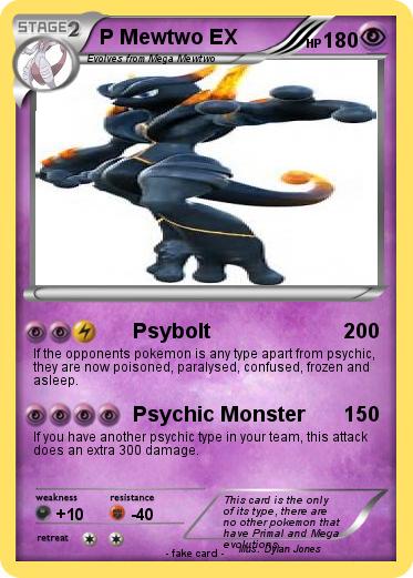 Pokemon P Mewtwo EX